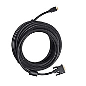 HDMI-kaapeli uros VGA uros 28awg kanssa ferriittisydän ps3 dvd hdtv (smqc148)