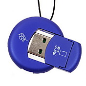 mignon MicroSD / TransFlash TF USB 2.0 trousseau lecteur de carte