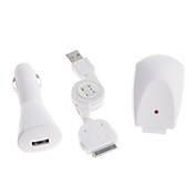 2-in-1 Universal USB / ac / Auto-Adapter Ladegerät für alle iPod / iPhone 2G/3G
