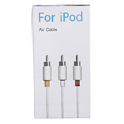 3.5mm 4-pin a cavo composito AV per iPod (1,5 metri)