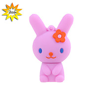 2gb kitten cartoon stijl usb flash drive (roze)