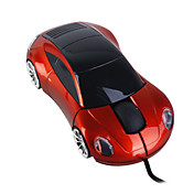 Sportwagen-Stil usb optische kabelgebundene Maus (maroon)