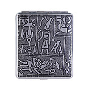 Mysterious Egyptian Glyphs Metal Cigarette Case (Holds 18)