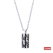 Stainless Steel Crystal USB 2.0 Flash drive Necklace (256MB)