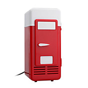 USB Super Mini Fridge - Refrigerator - Beverage Drinks Cooler - Keep Drinks Cold At Your Desk(SMQ5639)