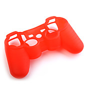 beschermende siliconen case voor de PS3-controller (rood)