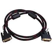 chapado en oro DVI 24 +1 mm cable blindado de conexión (1,5 m de longitud)