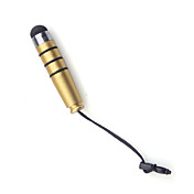 aleación de aluminio lápiz táctil pluma para iPad, iPhone y el iPod (de oro)