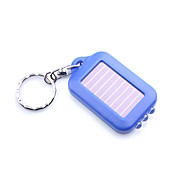 3-LED a luce bianca ad energia solare auto-ricarica portachiavi torcia blu