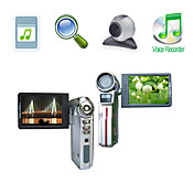 HD 1280*720@30FPS 5MP 8XDigital Zoom Digital Video Camera with 3.0" LCD Screen MP3 PC Camera TV Out Function (HD-613)