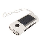 3-in-1 Solar-Ladegerät, LED-Taschenlampe und FM-Radio für das iPhone