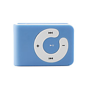 Mini Reproductor MP3 Azul con Pinza de Tarjeta Micro SD y TF