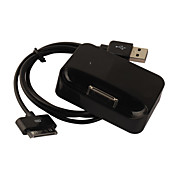 Sync and Charging Docking Station + USB Data/Charging Cable for iPhone 3G/3GS (Black)