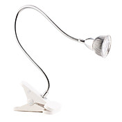 3 x 1w hvidt lys førte tabellen skrivebord seng læser clip lampe lys