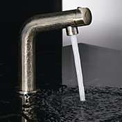 Antique Brass Finish Bathroom Sink Faucet with Luxury Texture