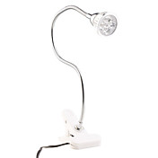 4 x 1w hvidt lys førte tabellen skrivebord seng læser clip lampe lys