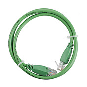 RJ-45 4 pares ociosos 1m rede de cabo verde