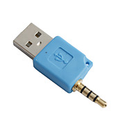 usb uur tot dc-adapter 3,5 mm blauw