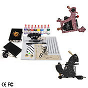 High quality Tattoo Kits with 2 guns / 8 color ink