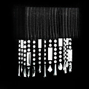 Stylish Wall Light with 1 Light - Black Fabric Shade