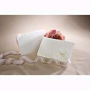Spring Flower geprägte Hochzeitseinladung mit Organza-Schleife (Satz von 50)