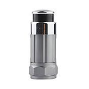 Mini LED Taschenlampe mit Zigarettenanzünder im Auto (wiederaufladbare Ni-MH Akku) grau
