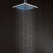 20x20cm led vierkant chroom messing douchekop