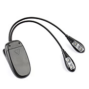 dobbelt arm 4 førte fleksible fod bog laptop lys lampe