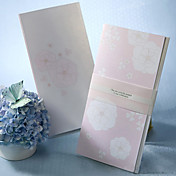 Rosa Kirschblüte gefalteten Hochzeitseinladung mit Papier-Dichtung (Satz 50)