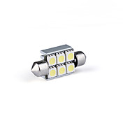36мм 6 привело 5050 SMD купол карте лицензии огни лампы лампы