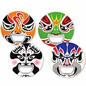 exotiques de Pékin ouvre-bouteille d'opéra faveurs en couleurs assorties (jeu de 4)