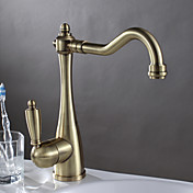 Antique Brass Finish Kitchen Faucet