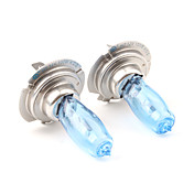 Ampoules Blanches Très Lumineuses pour Voiture (DC 12V/Paire), HOD H7 100W 6000K