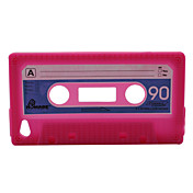 beskyttende sillica gel tape tilfældet for iPod touch4 (fersken)