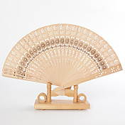 Sandalwood Fans with Sunflower Design (set of 6)
