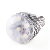 E27 7W 550-580LM 3000-3500K Warm White LED Ball Bulb (85-265V)