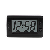 reloj electrónico del automóvil, sin luz de fondo - negro (z-2002b)