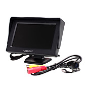 auto achteruitrijcamera + high-definition groothoek waterproof camera cmd + 4,3 inch monitor