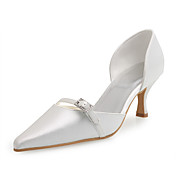 Satin Upper Mid Heel Closed-toes Evening Party Shoes/ Special Occasion Shoes.More Colors Available