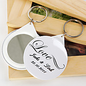Personalized Mirror Key Ring - LOVE (set of 12)