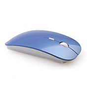ultra-slanke usb 2,4 GHz trådløs mus (blå)