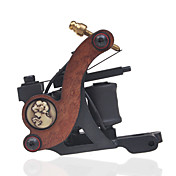 Top Quality Cast Iron Wire-cutting Tattoo Machine 10 Wrap Coils Shader Gun