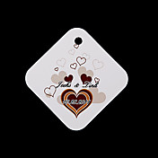gepersonaliseerd voor labels - chocolade hart (set van 36)