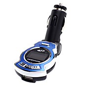 Auto MP3-Player mit FM-Modulator, digitales Display, Fernbedienung, SD / MMC-blau