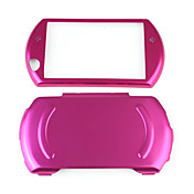 luce caso guscio in alluminio per Sony PSP Go (rosa)