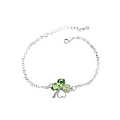 dames / enfant un bracelet à breloques de cristal dans un alliage d'argent