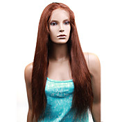 Lace Front With Adjustable Strap At Back Silky Straight 20" Indian Remy Lace Wig 26 Colors To Choos