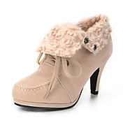 Suede Upper Stiletto Heel Ankle Boots With Lace-up Party/ Evening Shoes More Colors Available