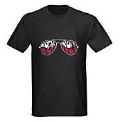 geluid en muziek geactiveerd spectrum vu meter el Visualizer t-shirt (4 * aaa)