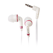 super-rendimiento estéreo de auriculares de botón con cable retráctil (blanco)